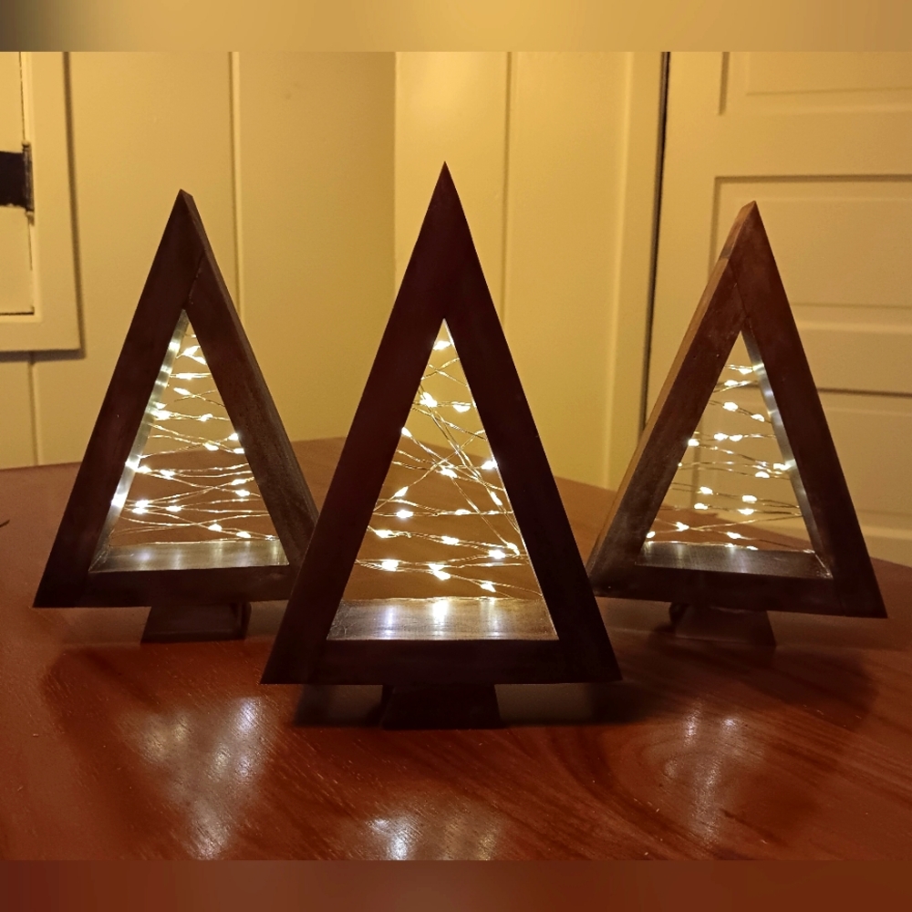 Small Lighted Winter Tree
